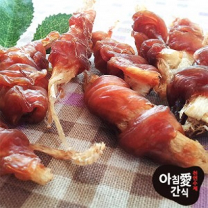 아침애 천연 수제간식 - 영양만점 북어와 닭가슴살 60g