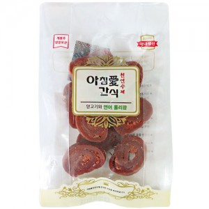 아침애 수제간식 - 영양만점 양고기와 연어롤리팝 80g [2개]