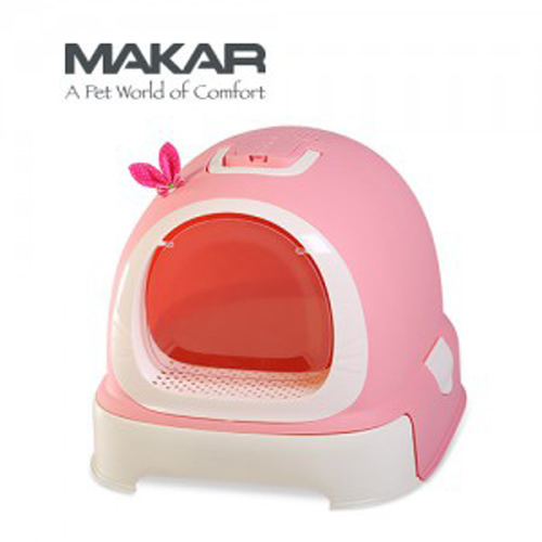 마칼 버블캣 후드화장실 - 핑크