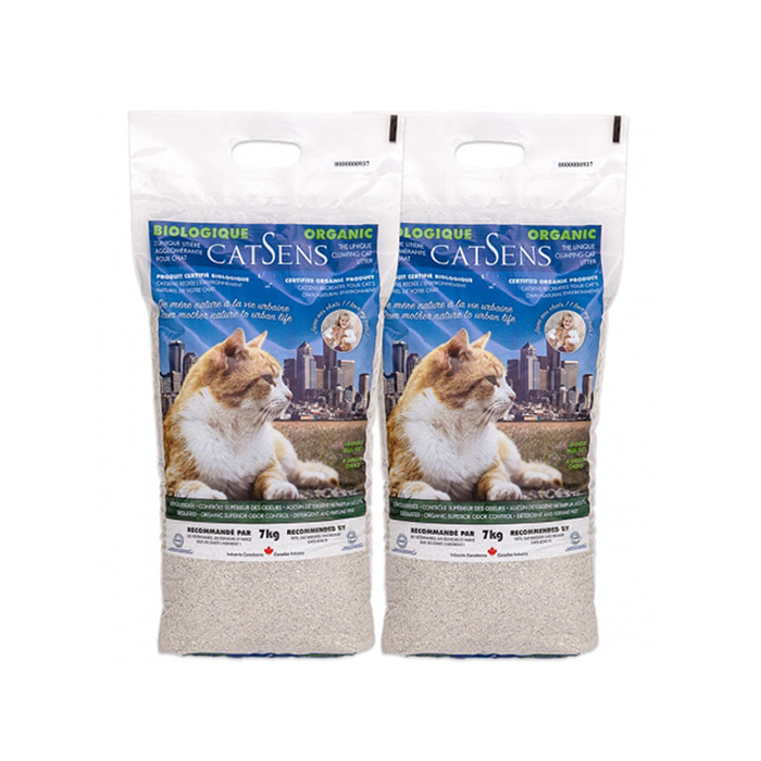 캣센스 캐나다 유기농 고양이모래 7kg [2개]