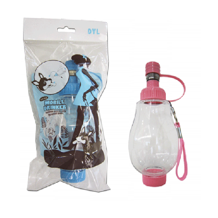 퍼셀 휴대용물병 소(비닐포장) - 색상랜덤(핑크/블루)