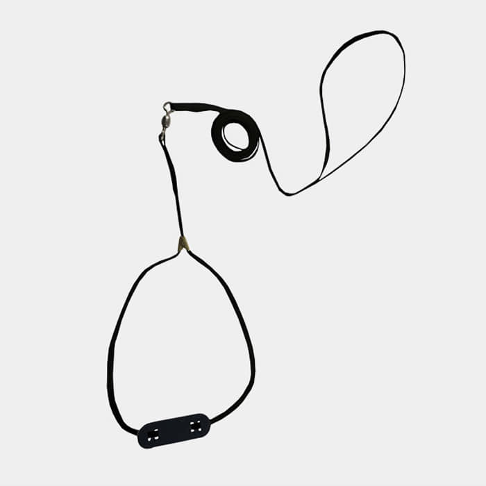 레스코 USA 스피너 쇼리드 일체형목줄 (블랙)