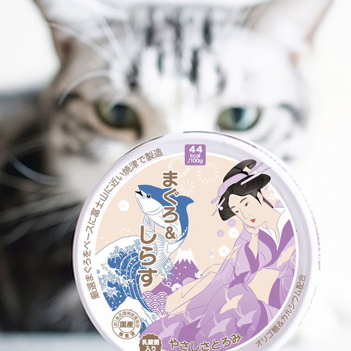 아카네 프리미엄 고양이캔 (유산균 함유) 75g 참치와 정어리 / 고양이캔, 고양이간식, 고양이유산균