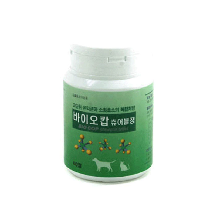 바이오캅 츄어블(장 건강을 위한 생균/효소제) 60정
