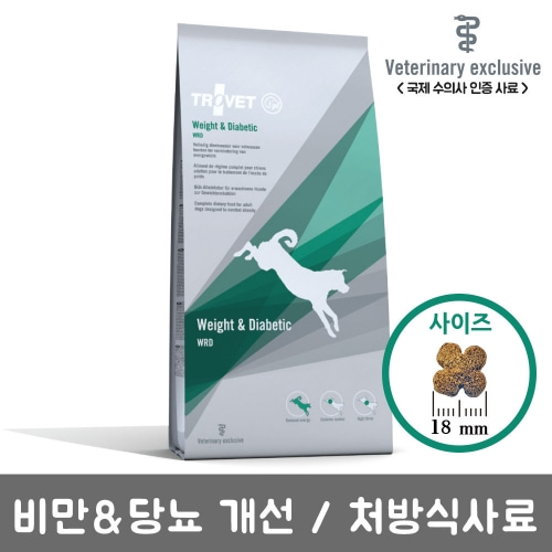 트로벳 애견용 WRD (비만&amp;당뇨) 3kg