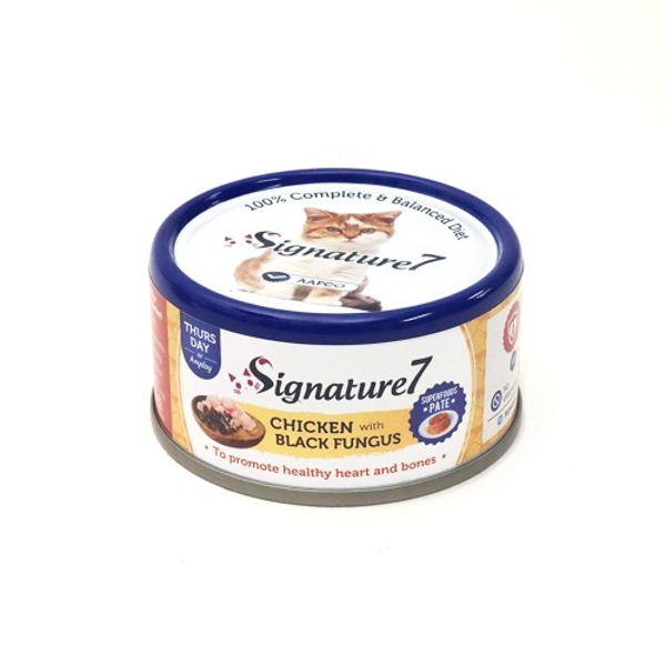 시그니처7 파테 닭고기와 목이버섯 (목) 80g /고양이습식사료 주식캔