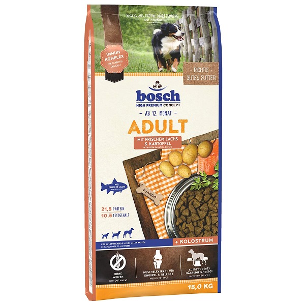 보쉬 HPC 어덜트 연어&amp;감자 강아지사료 15kg