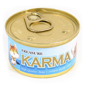 카르마 캔 (가다랑어+치어) 80g
