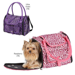 [East Side Collection] Vibrant Leoprd Pet Carriers