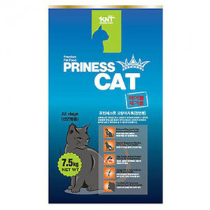 프린세스캣 고양이 사료 (헤어볼) 7.5kg 